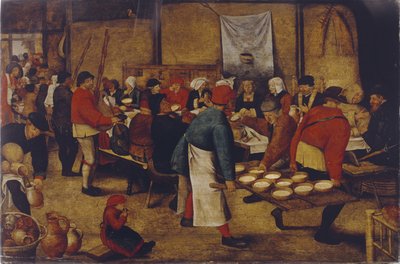 Wedding Feast in the Barn by Pieter Brueghel the Younger